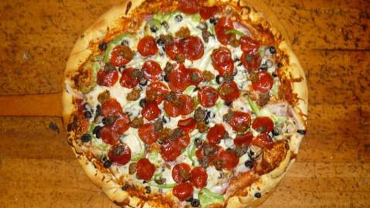 A specialty pizza at Brick House.