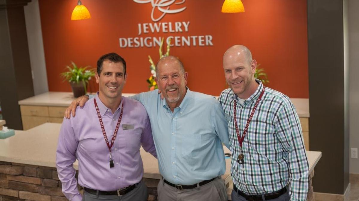 Brian, Doug and Denver Toone of Jewelry Design Center.