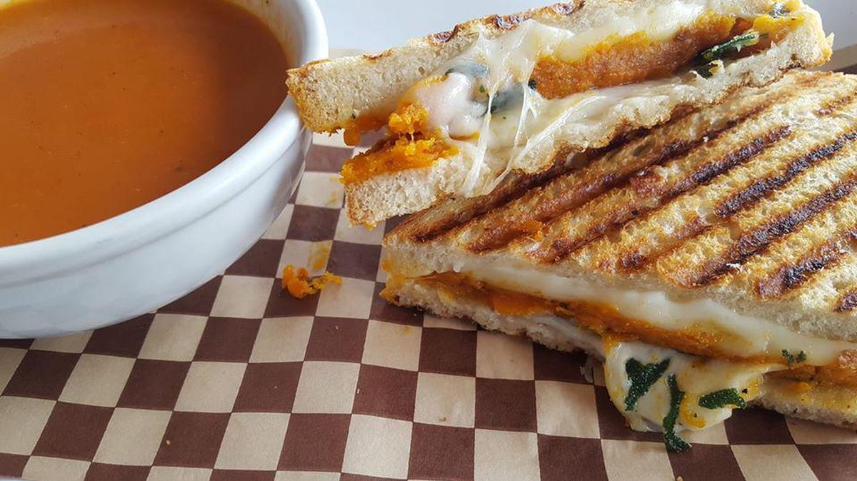 Graze serves up mouthwatering sandwiches, soups and salads.