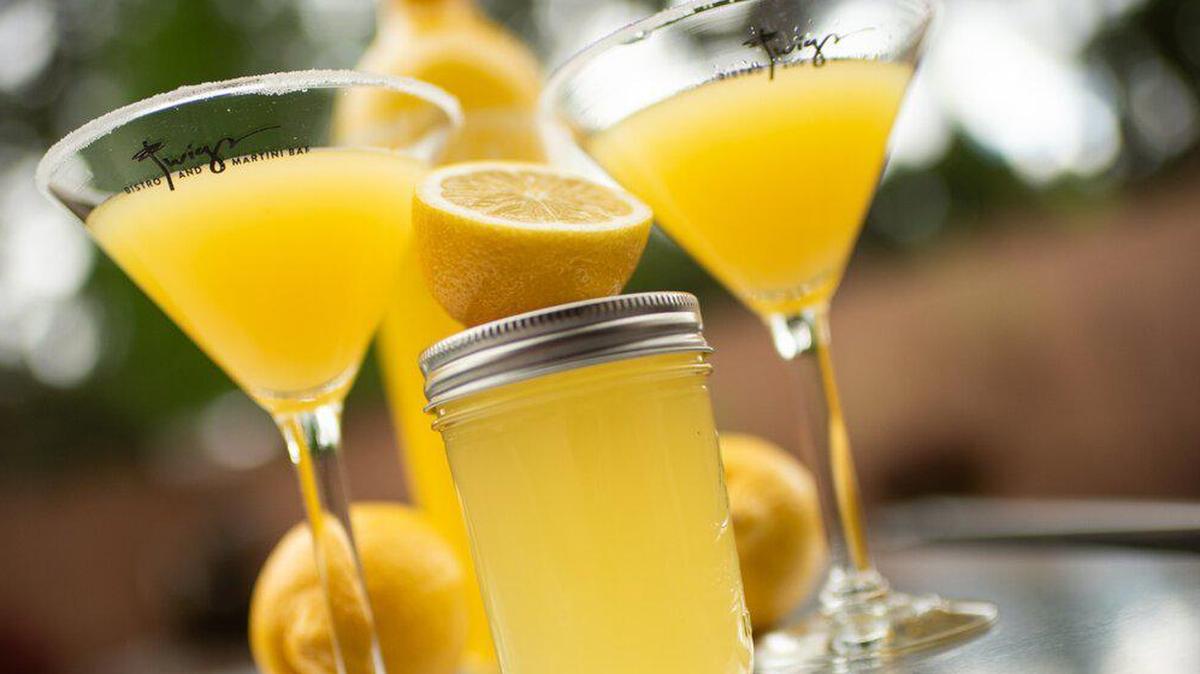 A lemon drop is one of many Twigs Bistro and Martini Bar in Kennewick offers..