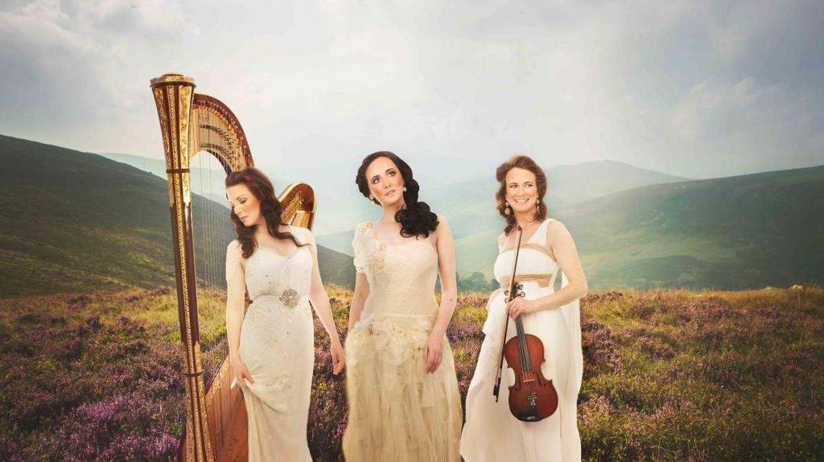Affiniti, a Celtic trio from Dublin that mixes Irish music with classical, rock, opera and jazz, will perform Dec. 6-7 at the Uptown Theatre in Richland. Howard Crosby, the nephew of legendary crooner Bing Crosby, will join them.
