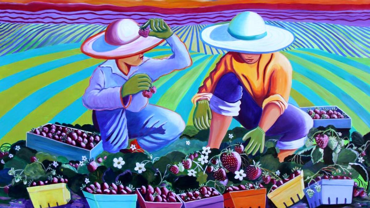 A painting by Consuelo Soto Murphy, who’s featured in the 15th annual Open Studio Tour.