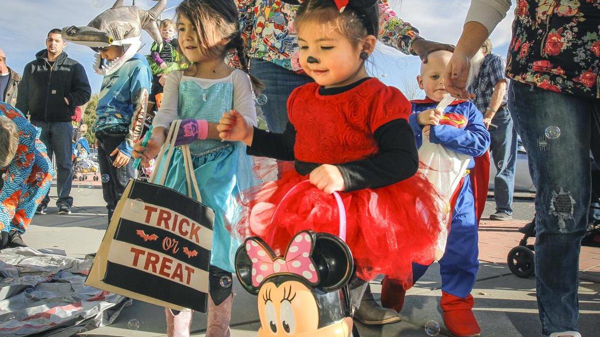 Costumed kids and parents can trick-or-treat at the Uptown Shopping Center in Richland on Saturday, Oct. 27, from 2-4 p.m.