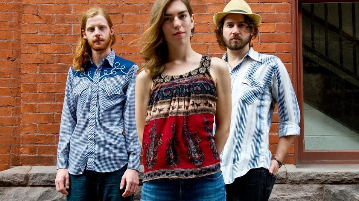 The Stray Birds include Charles Muench, from left, Maya de Vitry and Oliver Craven.