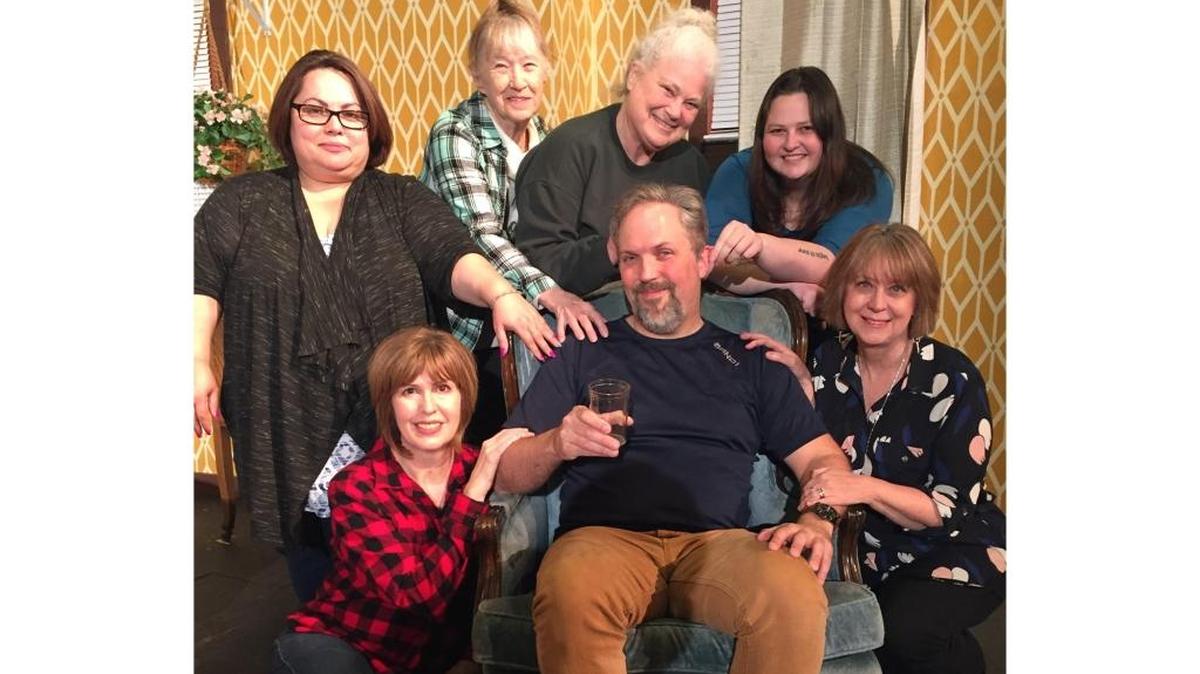 Eric Endres of West Richland, seated, stars in Valley Theater Company’s production of Last of the Red Hot Lovers.