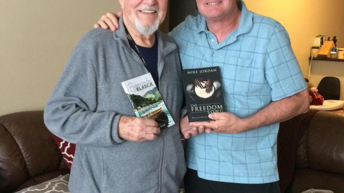 Father-son authors Bill and Mike Jordan.