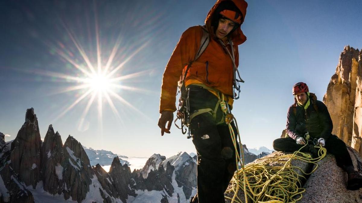 Alex Honnold and Tommy Caldwell on the Fitz Roy Traverse, Patagonia, Argentina