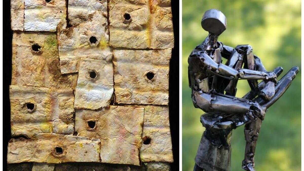 Handmade paper artist Marie Noorani and sculptor Nathan Robles are showing work June 26 to Aug. 10 at Columbia Basin College’s Esvelt Gallery. An opening reception is at 6 p.m. June 29.