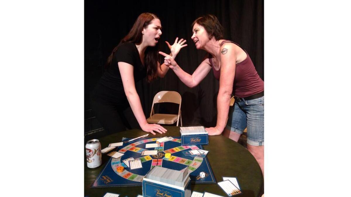 Samantha Weakley, left, and Cindy Juntunen star in Richland Player’s latest production, a female version of “The Odd Couple.”