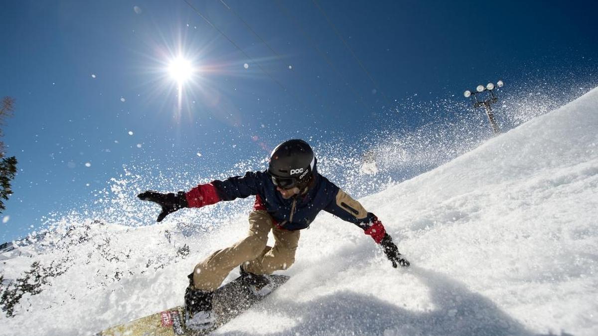 Jeremy Jones of Trukee, Calif., is seen snowboarding at Squaw Valley in this clip from Warren Miller’s 2016 “Here, There & Everywhere” film.