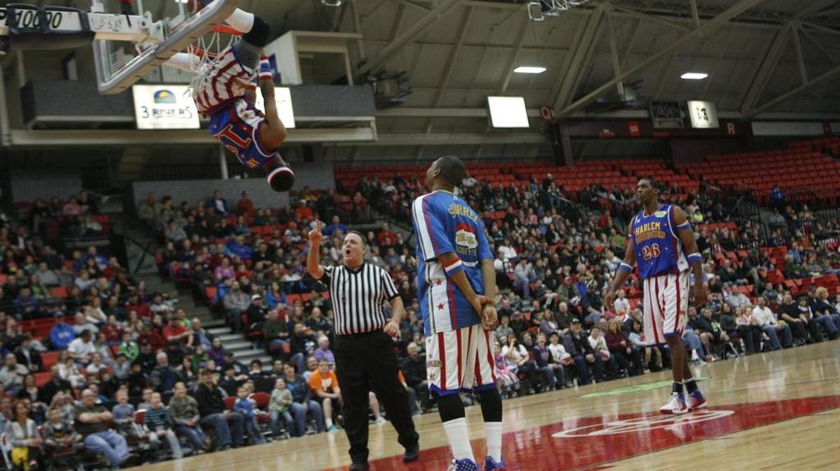 The Harlem Globetrotters will stop at the Toyota Center in Kennewick on Feb. 21.