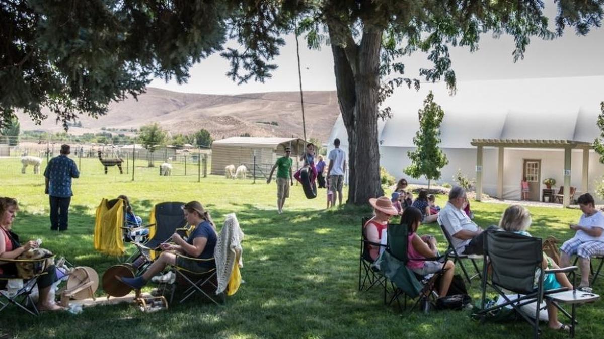 The eighth annual Summer Fiber Arts Festival is 11 a.m. to 4 p.m. Saturday at Sage Bluff Alpacas in Prosser.