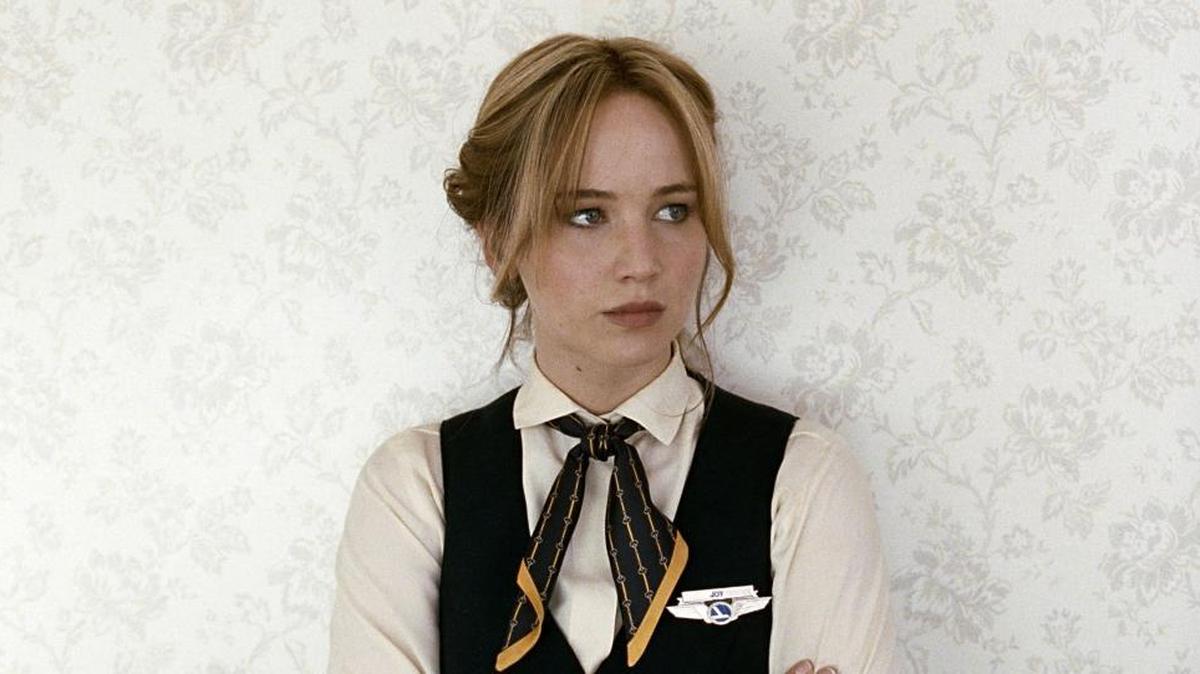 Jennifer Lawrence plays Joy in the movie Joy.