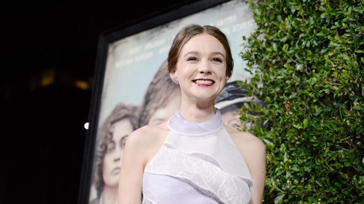 Carey Mulligan seen at Los Angeles Premiere of Focus Features’ Suffragette at the Academy of Motion Pictures Arts and Sciences in Los Angeles.