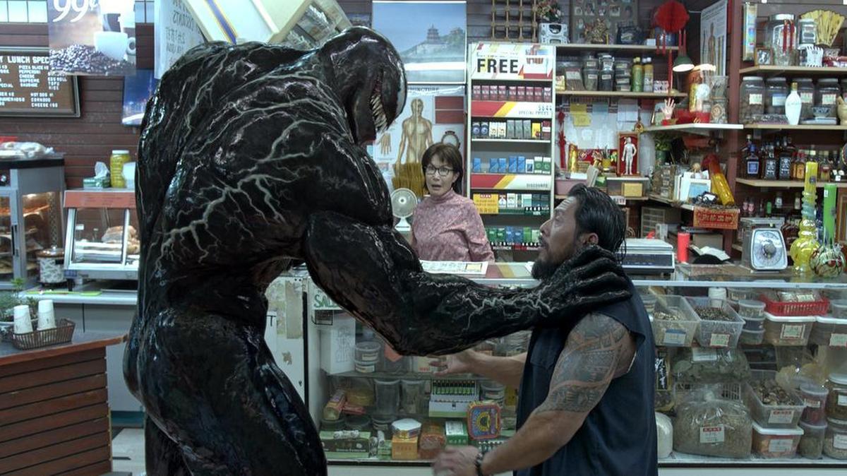 In the hit-or-miss world of Marvel superhero movies, “Venom” is a hit.
