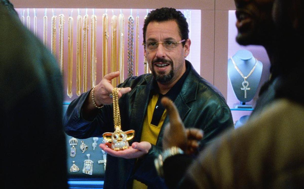 Adam Sandler in a scene from “Uncut Gems.”