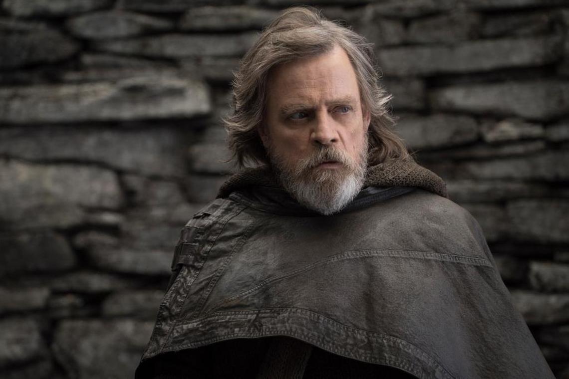Mark Hamill is back as Luke Skywalker in “Star Wars: The Last Jedi.”