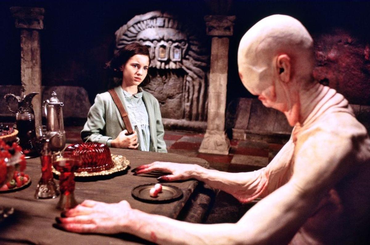 Ivana Baquero, left, and Doug Jones are shown in a scene from the film, “Pan’s Labyrinth.”