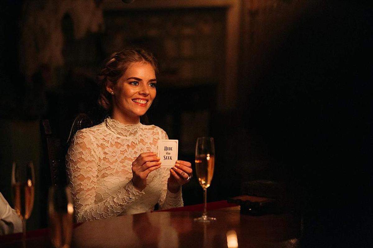 Samara Weaving in "Ready or Not."