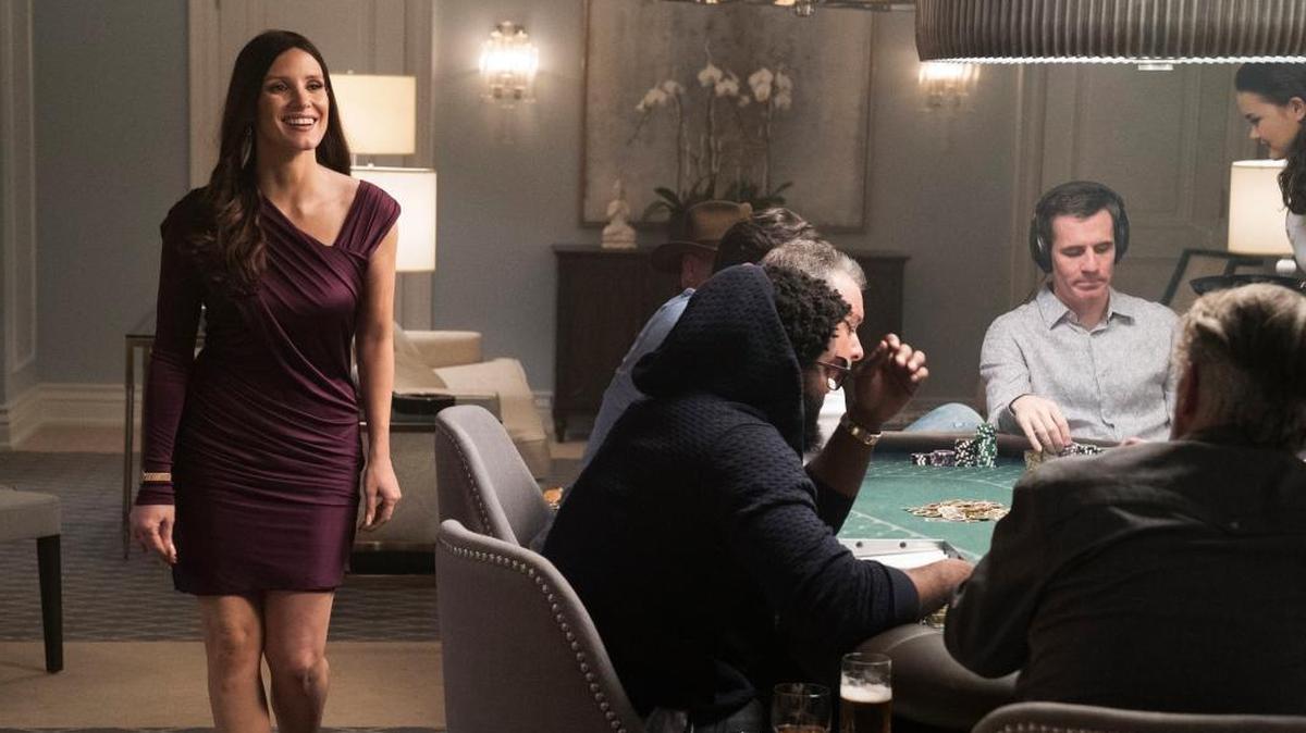 Jessica Chastain stars in “Molly’s Game,” based on Molly Bloom’s autobiographical best seller about running a high stakes poker games in Los Angeles and New York City.