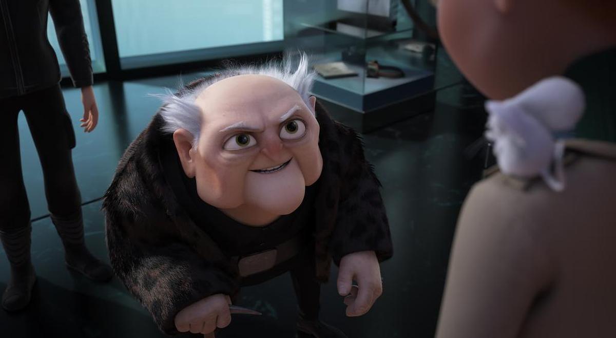 Burnish, voiced by Eddie Izzard, in a scene from "Abominable," in theaters on Sept. 27.
