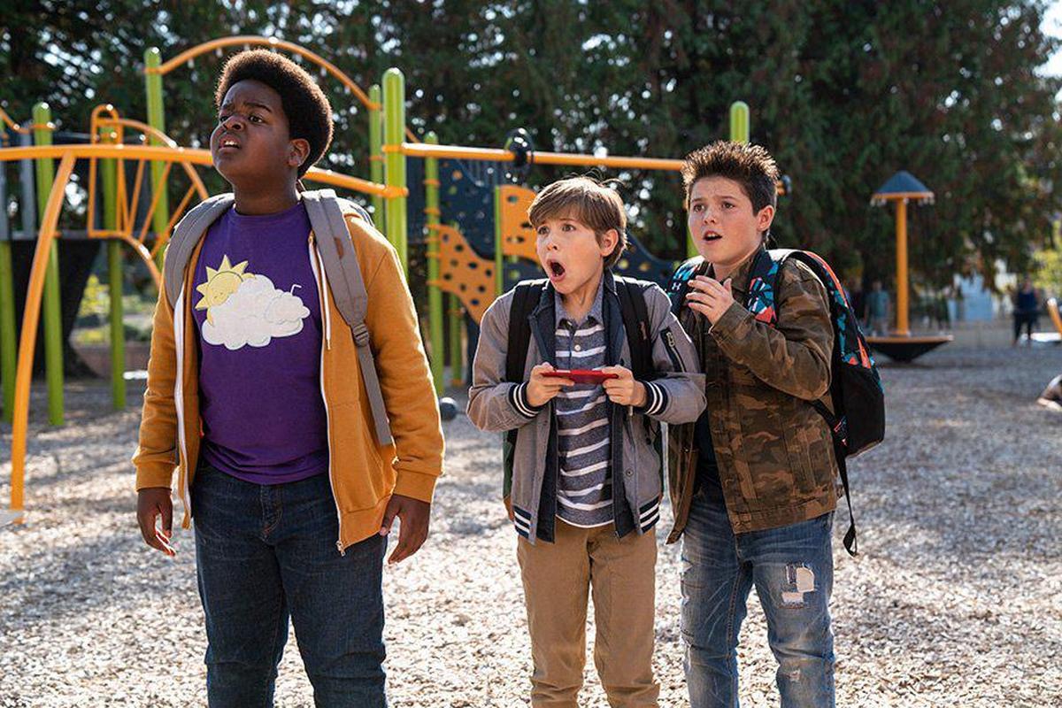 Brady Noon, Jacob Tremblay and Keith L. Williams in "Good Boys."