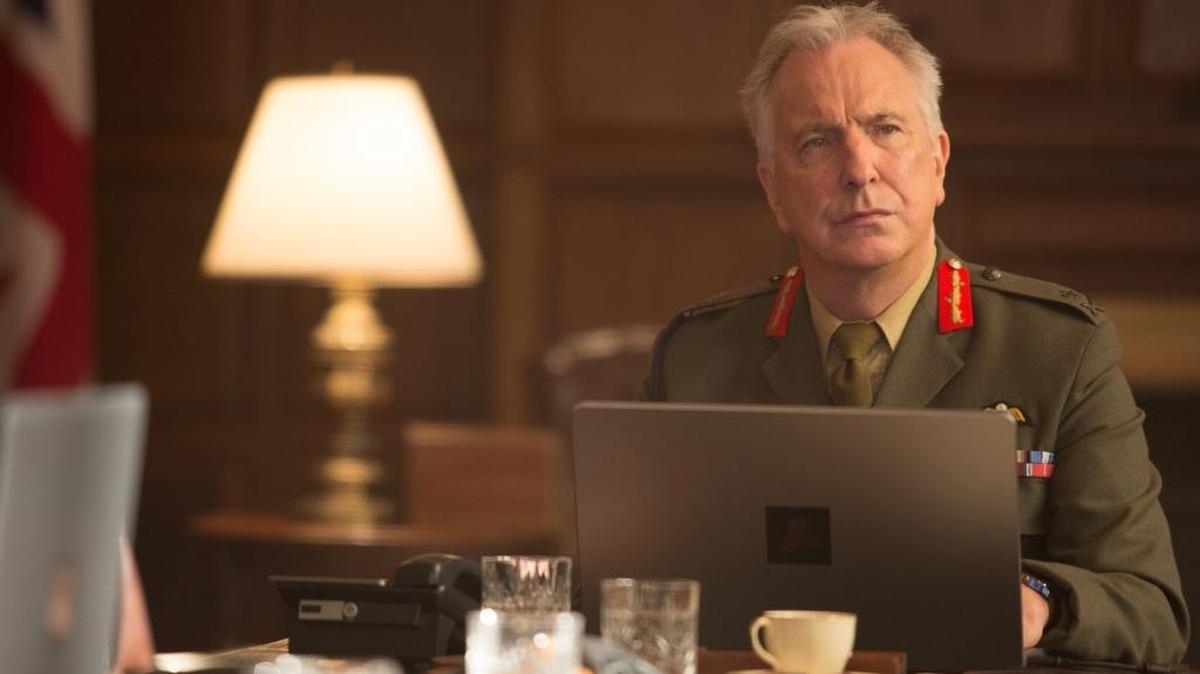 Alan Rickman stars as Lt. General Frank Benson in Gavin Hood’s “Eye In The Sky.”