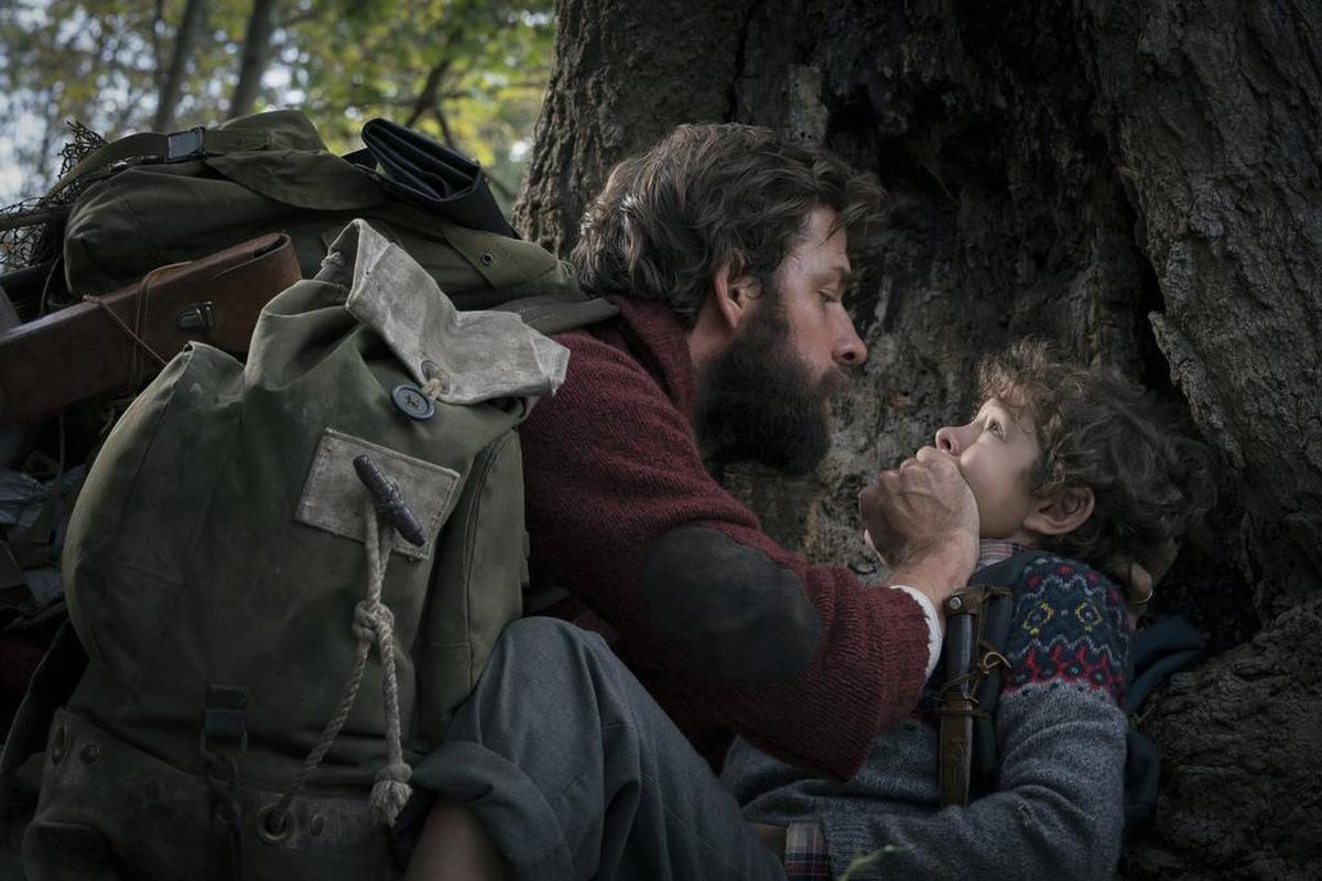 This image released by Paramount Pictures shows John Krasinski, left, and Noah Jupe in a scene from “A Quiet Place.” The film is among the American Film Instituteâ€™s top 10 films of the year. AFI announced its selections for the 19th AFI Awards Tuesday, Dec. 4, 2018, recognizing works deemed culturally and artistically significant by a jury of AFI Trustees, scholars and critics. (Jonny Cournoyer/Paramount Pictures via AP)