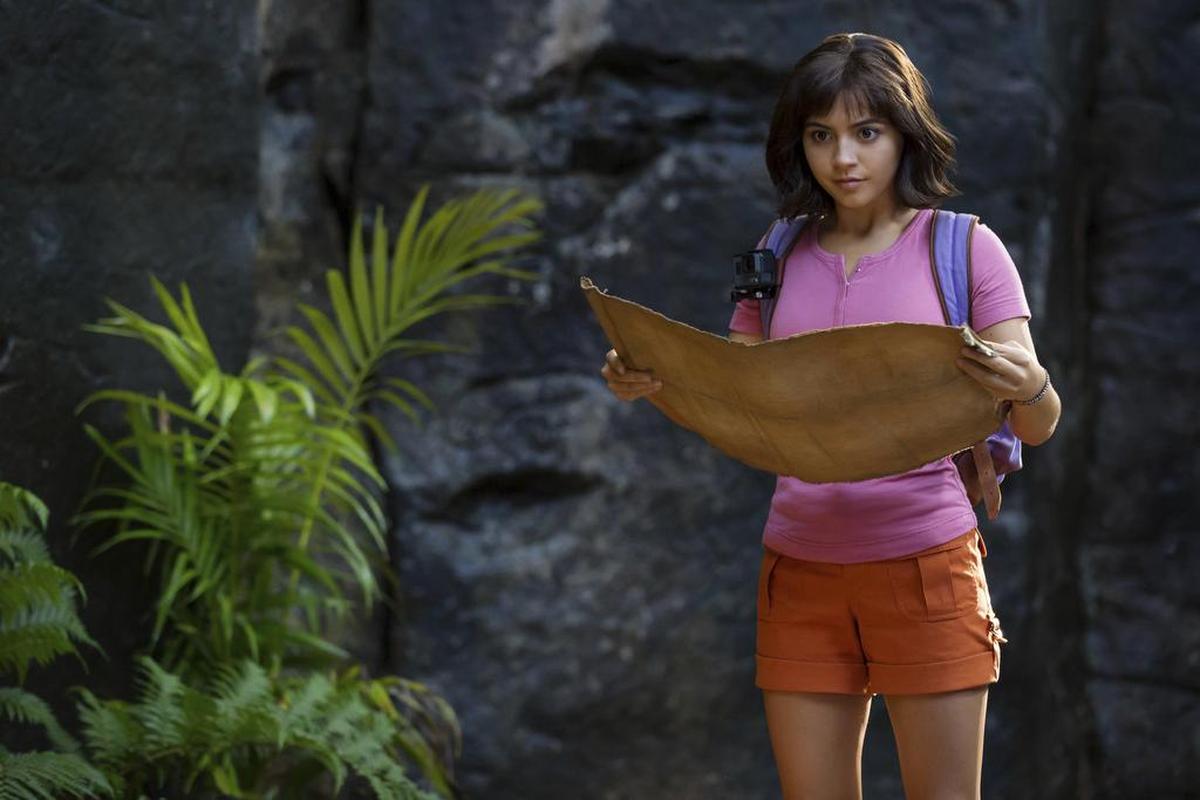 Isabela Moner in "Dora and the Lost City of Gold." Moner stars in the new live-action film out Friday, Aug. 9, that presents an older but still adventurous version of the popular animated character from the Nickelodeon Jr. series “Dora the Explorer.”