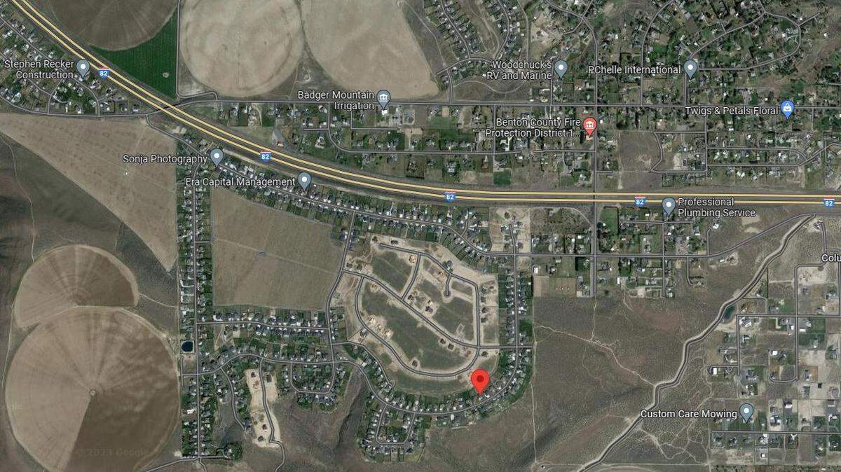 Sixty guns were taken from a Summit View Drive home. Two of them ended up at the scene of a Benton City murder.