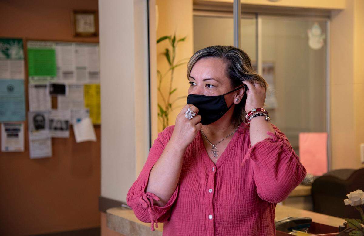 Afraid to ask for a ride and expose anyone else, Victoria Chavez, 44, walked a half mile to Lourdes Medical Center’s emergency room where she was diagnosed with COVID-19. Chavez spent the next several weeks in isolation, dehydrated, feverish and exhausted by simple tasks.