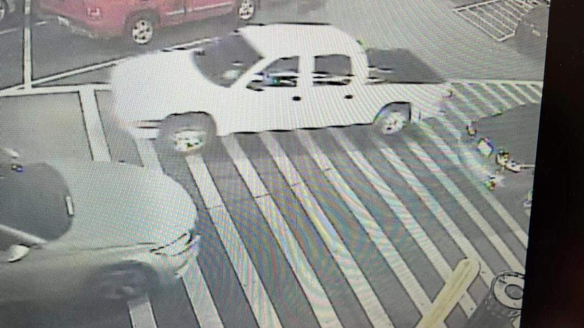 Pasco police say this may have been the pickup in a hit and run Friday evening that left a bicycle rider seriously injured.