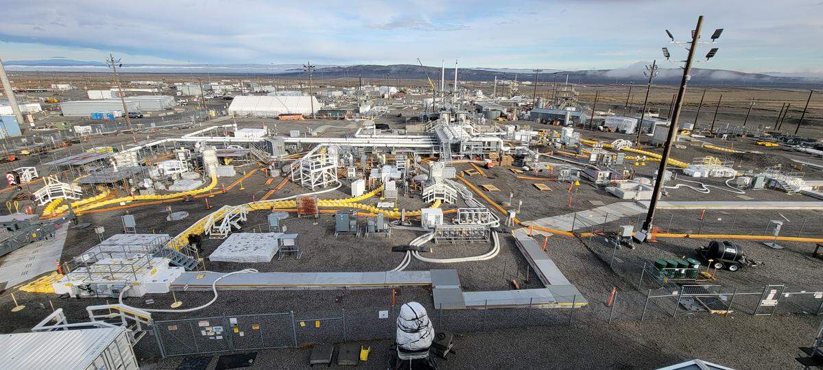 The A Tank Farm at the Hanford nuclear site in Eastern Washington has six underground tanks built about 70 years ago to hold up to 6 million gallons of radioactive and hazardous chemical waste left from plutonium production.