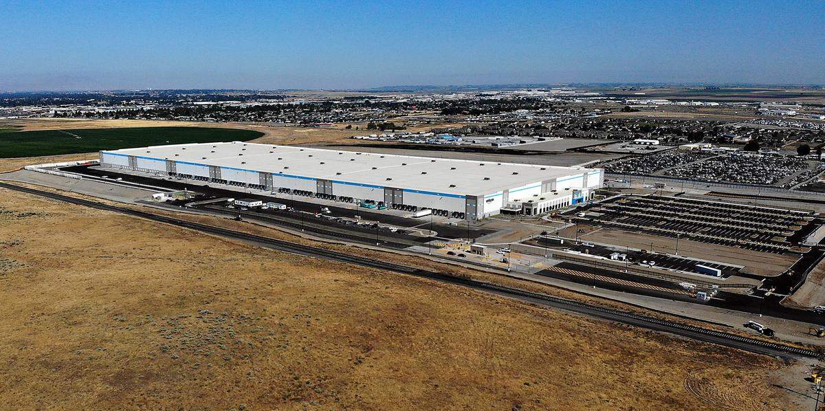 Project Pearl, one of two new Amazon Fulfillment facilities on Road 40 East in Pasco.