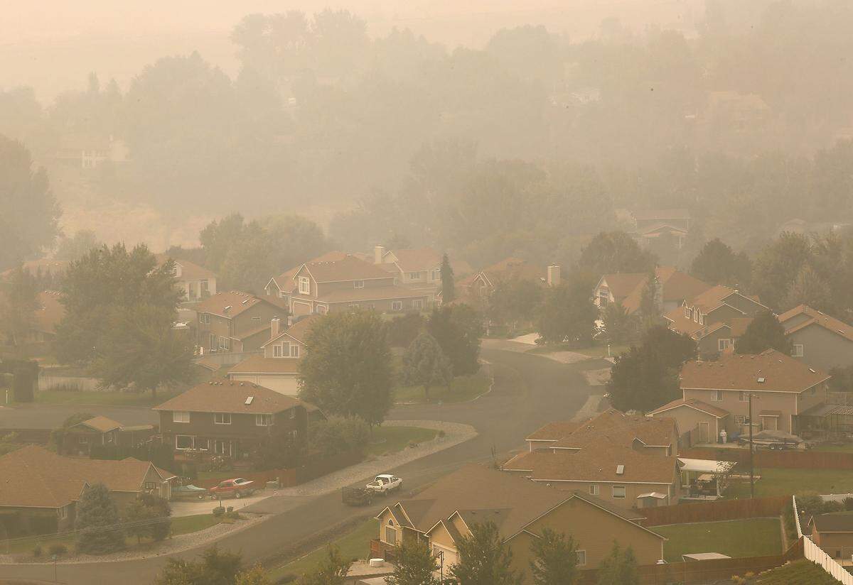 The Tri-Cities’ air quality was rated “very unhealthy” in September 2017 due to dense smoke from wildfires across Washington state and in British Columbia, Oregon and Idaho.