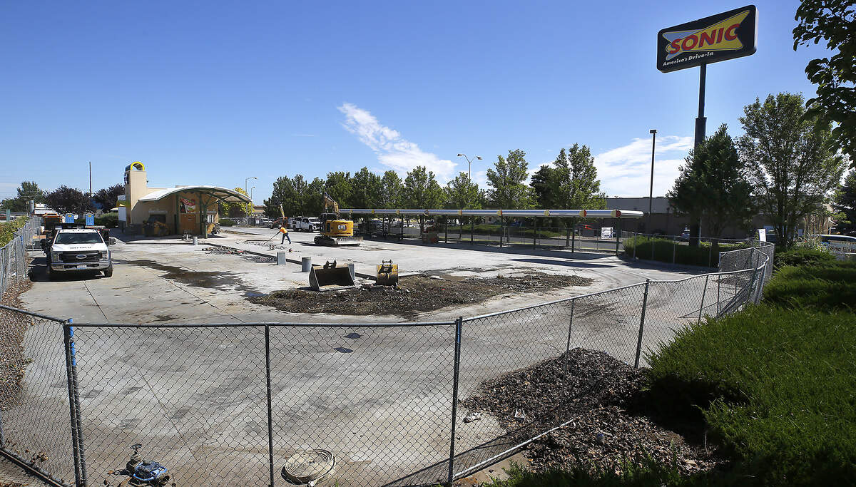 Demolition has started at the old Sonic fast food restaurant in Kennewick.