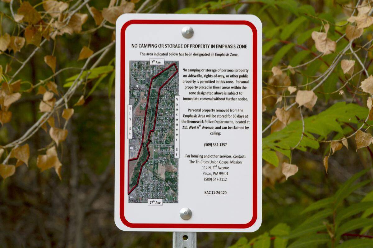 ZIntell Canyon is an emphasis zone and Kennewick officials plan to clean up Zintel Canyon by trimming trees, removing dead wood and removing homeless camps.