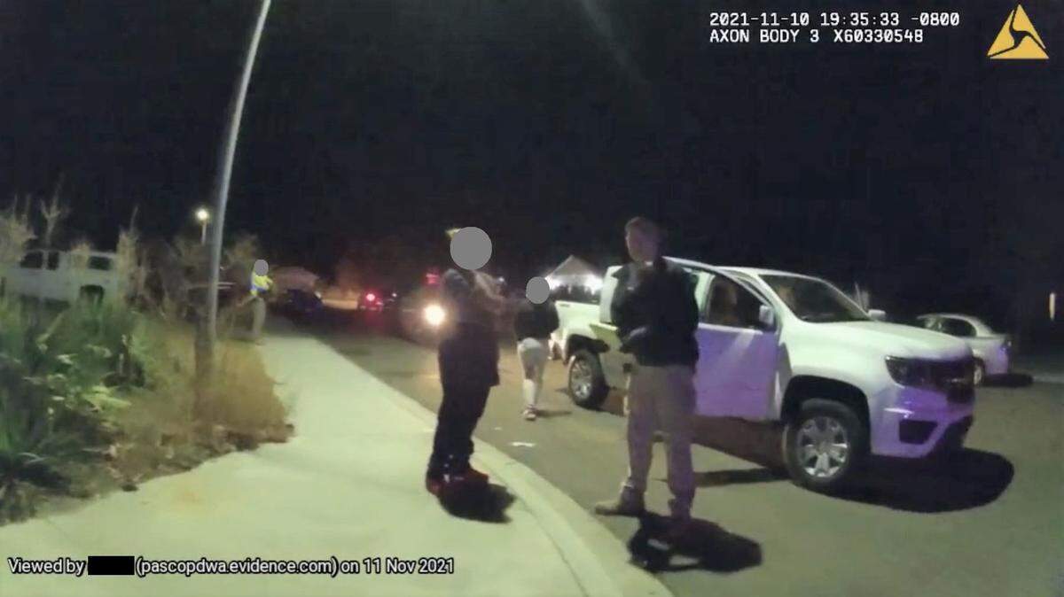 Two teenage carjacking suspects were caught after trying to steal this Chevy pickup.
