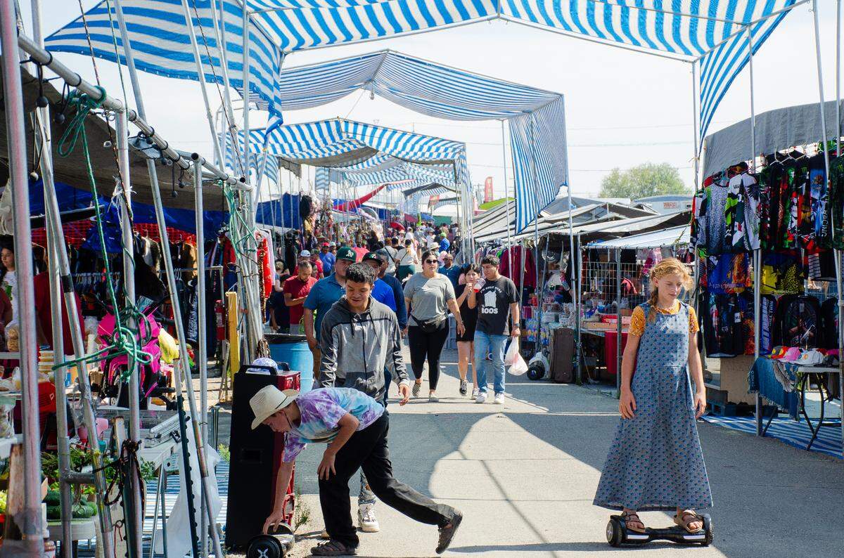 In 2023, thousands of shoppers each weekend checked out the various vendor stalls at the Pasco Flea Market.