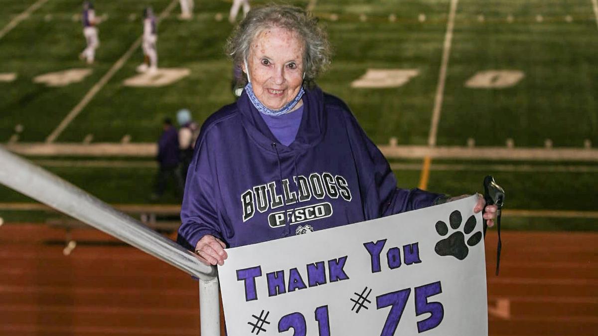 Donna Rasmussen and her husband were able to attend last week’s Pasco-Kennewick football game despite the COVID pandemic with the help of two Pasco teens.