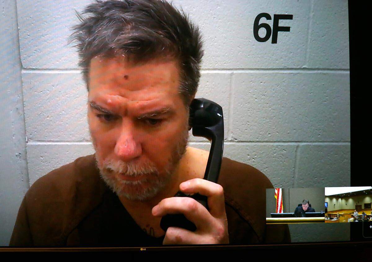 Kidnapping suspect Jack Waldrop appears via video link in Benton County Superior Court for allegedly abducting his Kennewick girlfriend in March. She escaped at an Ellensburg gas station and he was later apprehended in California.