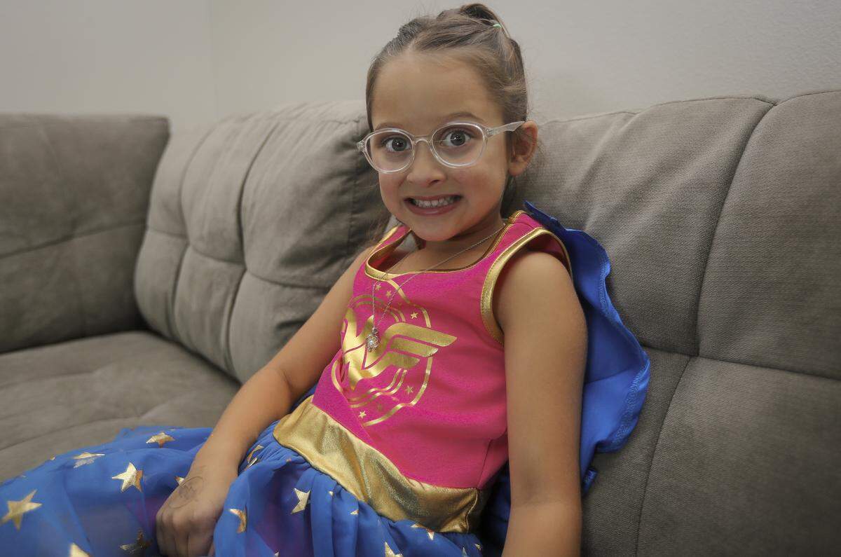 Aliyah Arambul was 3 when she injured her eye and almost went blind in one eye.