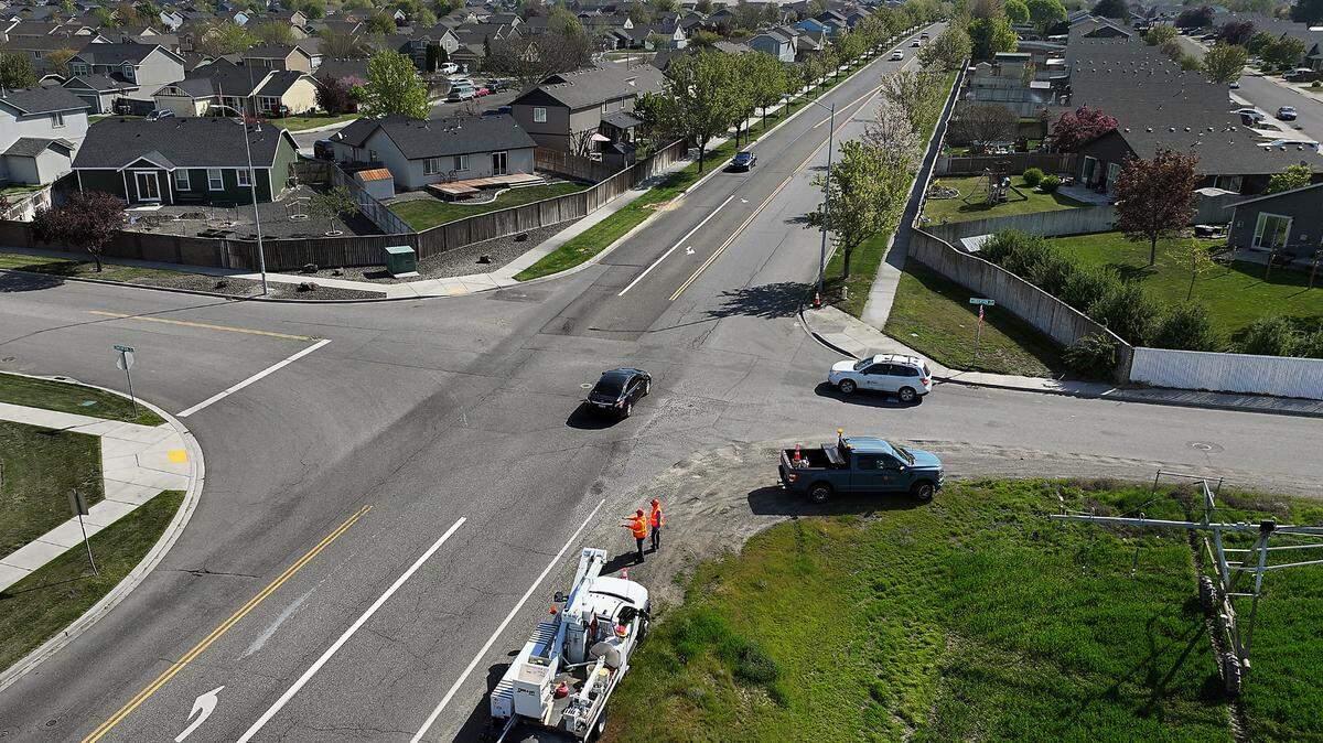 Pasco is converting the intersection of Convention Drive and Sandifur Parkway from a two-way into a four-way stop.