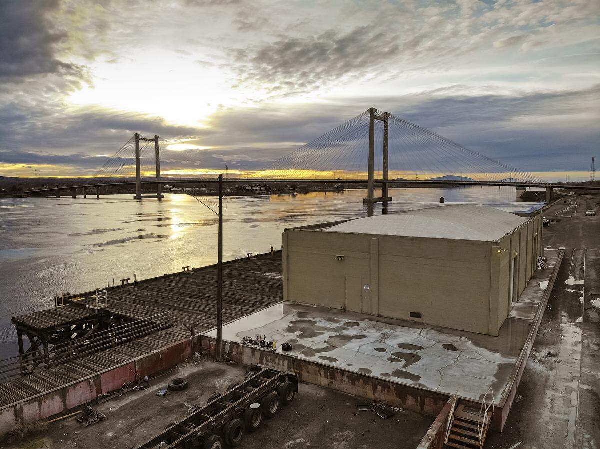 A consultant says this former marine terminal owned by the Port of Pasco near the cable bridge would take longer to develop as a Tri-Cities public market than starting it near the Pasco Farmers Market downtown.