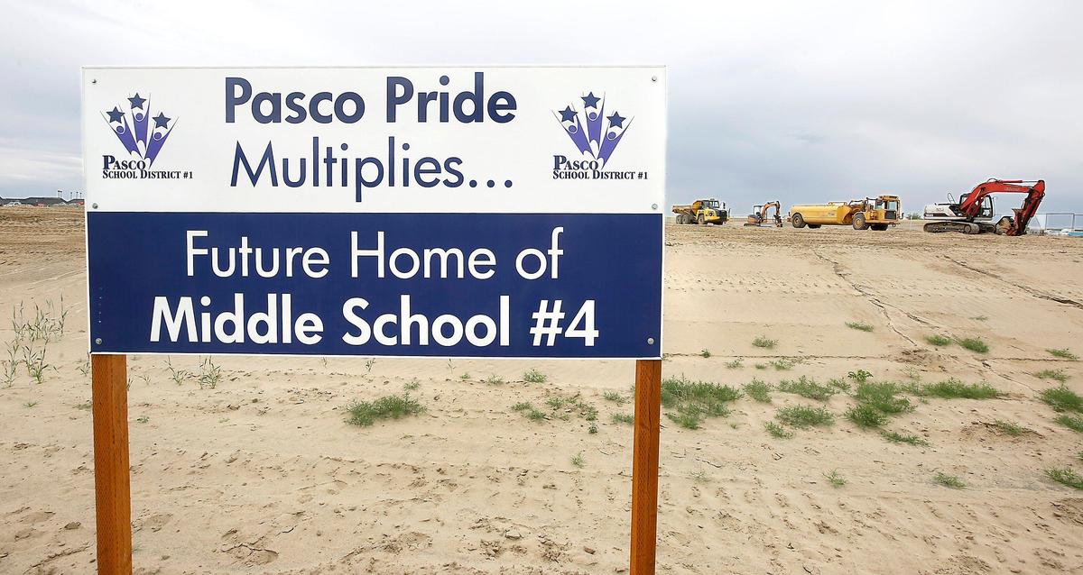 Construction of the Pasco Middle School #4, recently named in honor of longtime Pasco educator Ray Reynolds, is the first component for the school district to begin the transition of sixth grade student back into elementary buildings. The new middle school has a capacity of about 1,100 students and is scheduled to open in August 2020. It is being built at 9507 Burns Road.