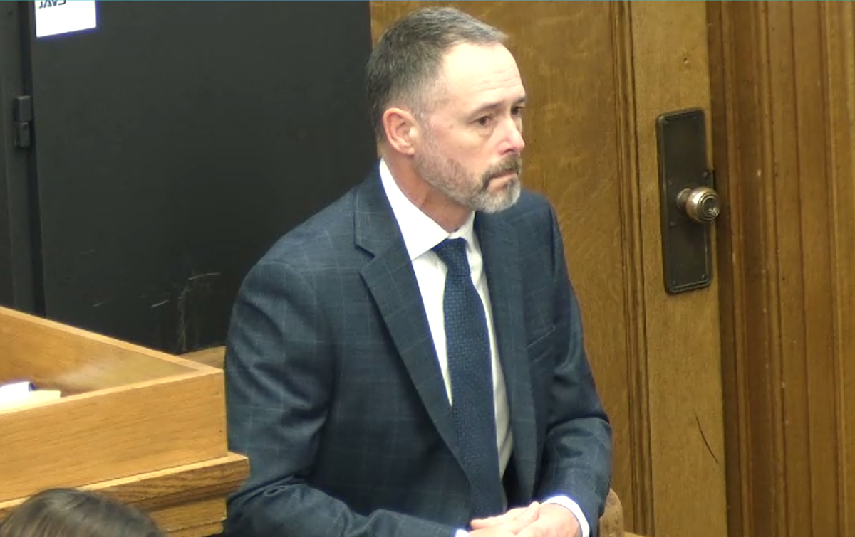 Benton County Undersheriff Jon Law testifies in Walla Walla County Superior Court.