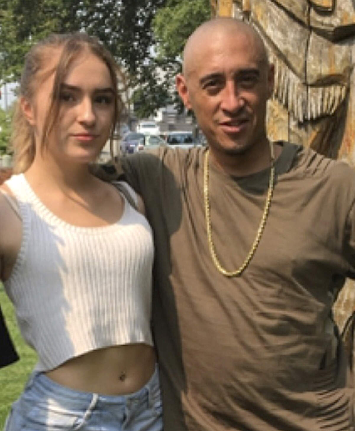 Gordon Whitaker and his daughter, Juliet Whitaker Green, pose for a recent family photo.