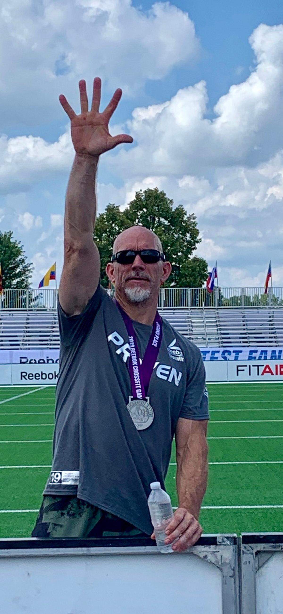 Ken Idler at the Reebok CrossFit games.