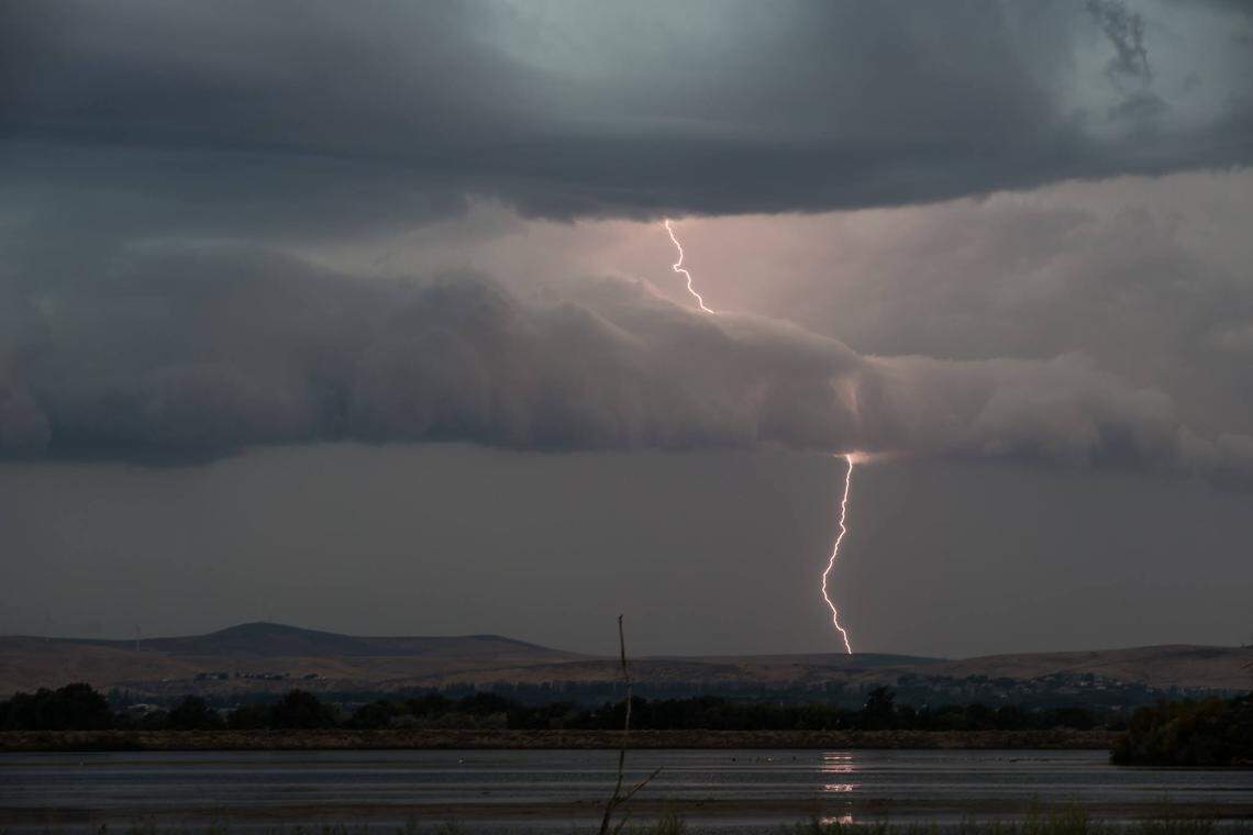 Photographer Scott Butner captured this image during a previous lightning storm.