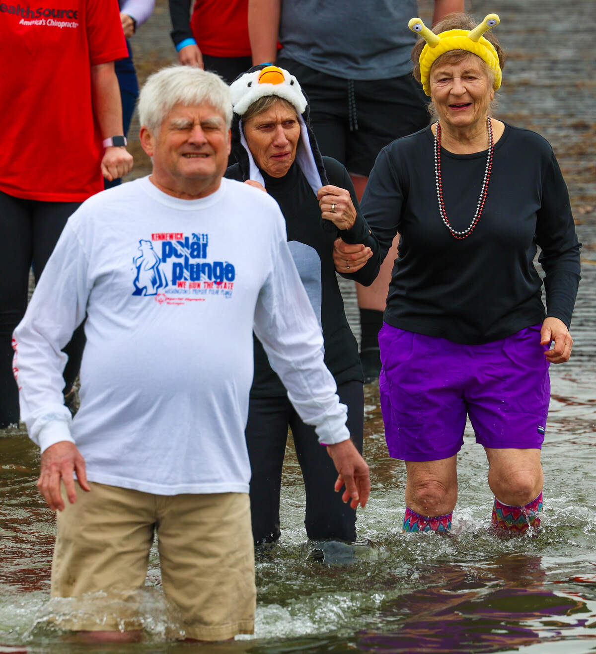 More 500 people jumped into the Columbia River during the 2026 Polar Plunge fundraiser for Special Olympics Washington.